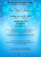 Pelosi New Year Celebration Invitation